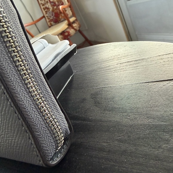 NWOT Michael Kors Slate Gray wallet - Picture 13 of 13